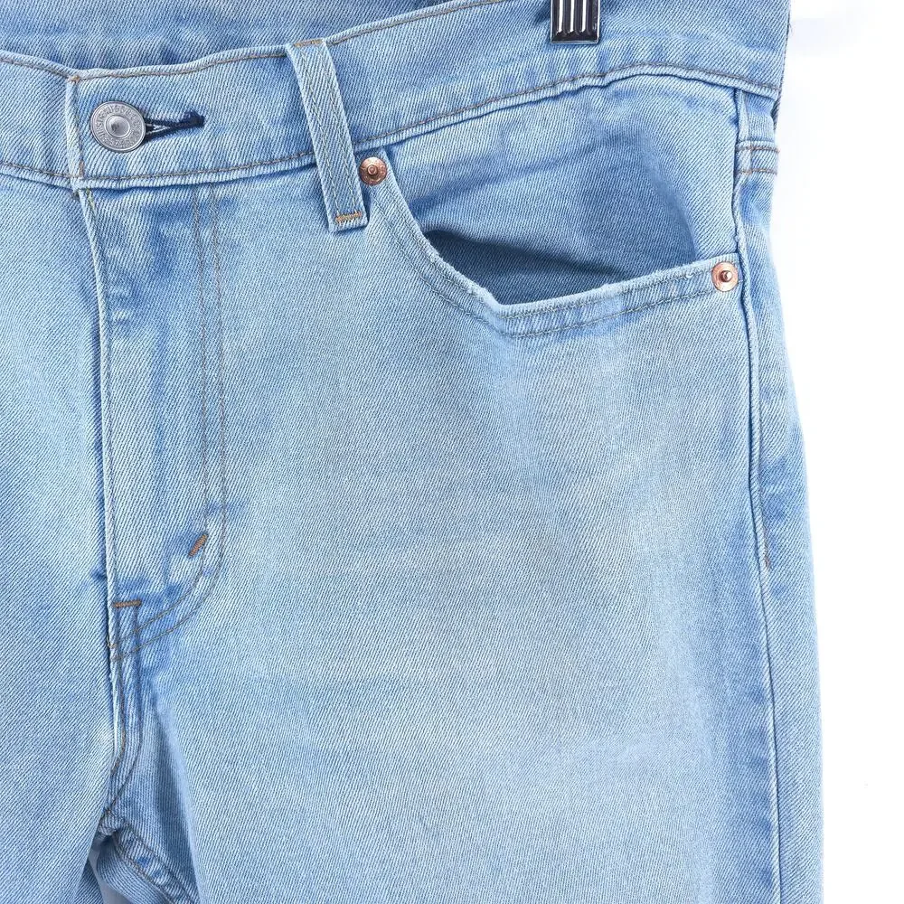 Levis Women 511 All Season Tech Comfort Stretch Lightwash Distress Classic 31x29 - Picture 5 of 14